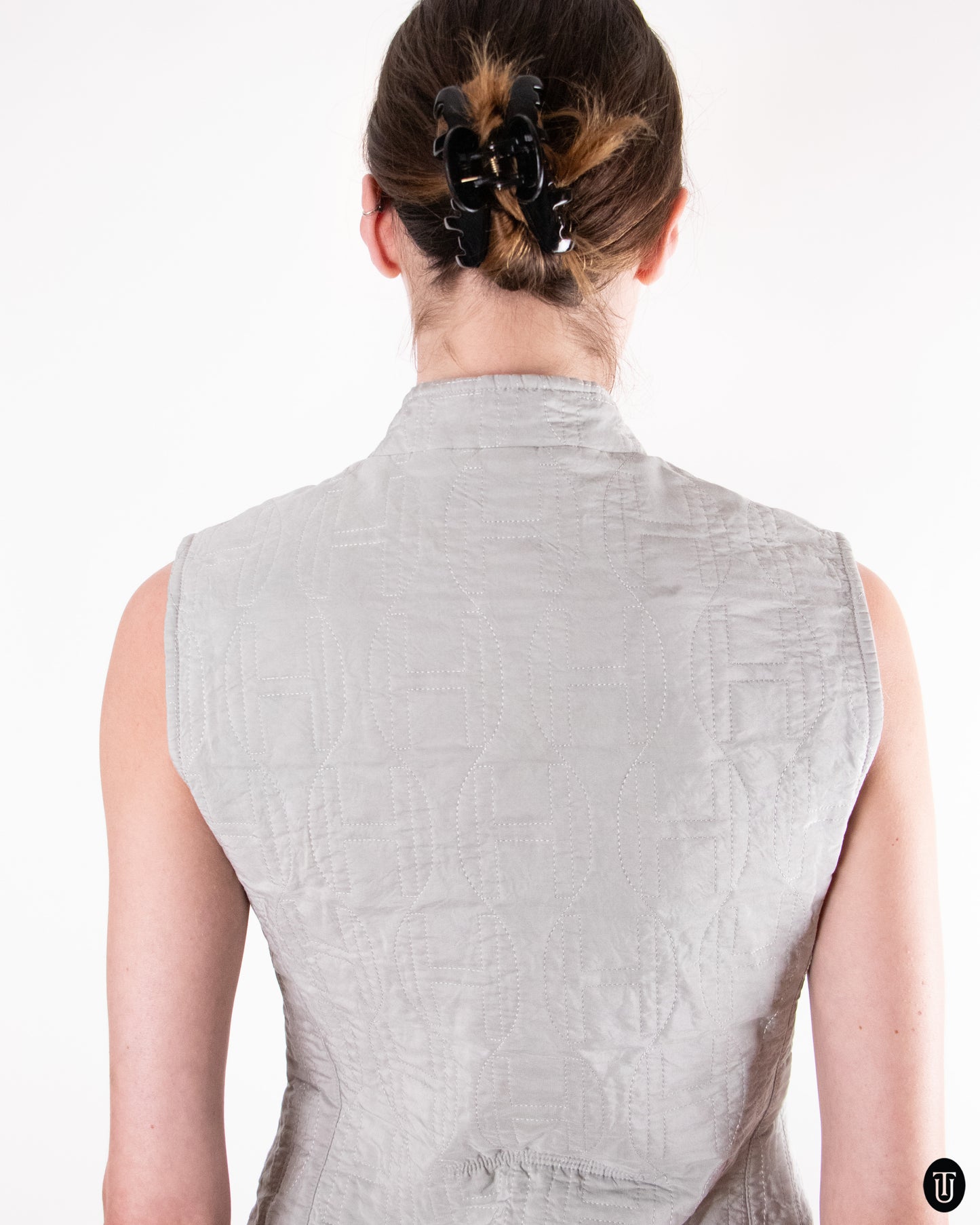 00's Hermès Silk Vest M