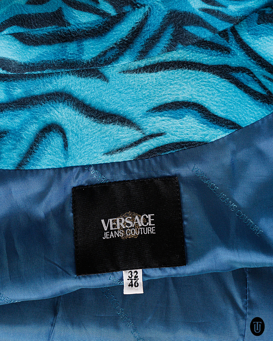 2000s Versace Jeans Zebra Print Jacket M