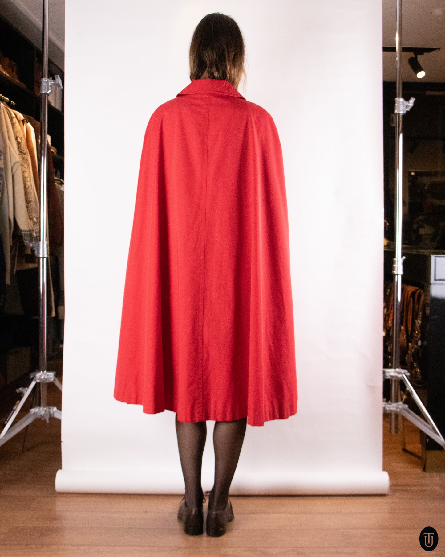 70's Acquascutum Red Cape M