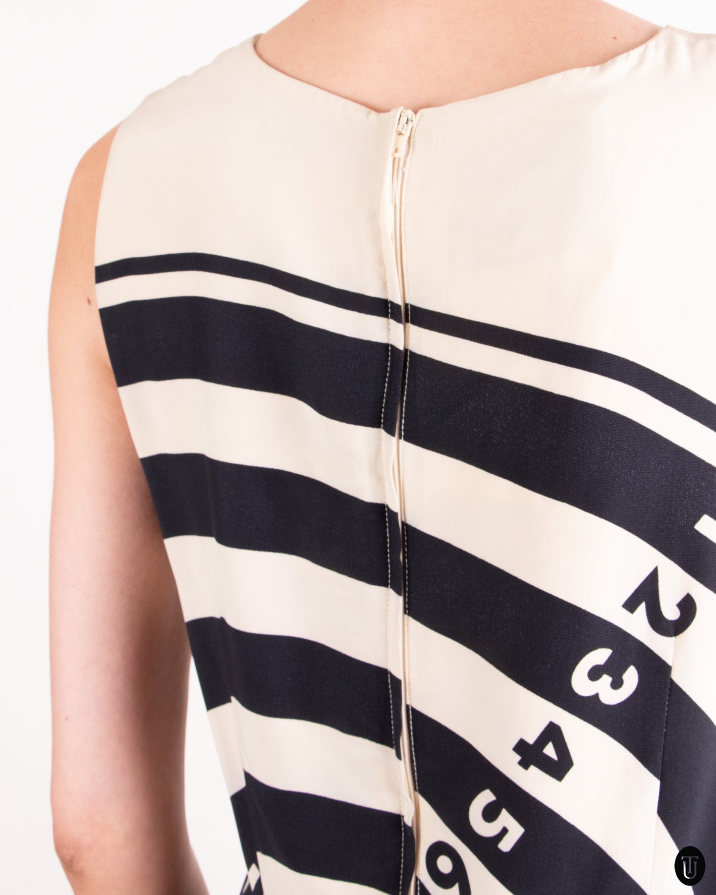 80's Moschino Dartboard Dress M