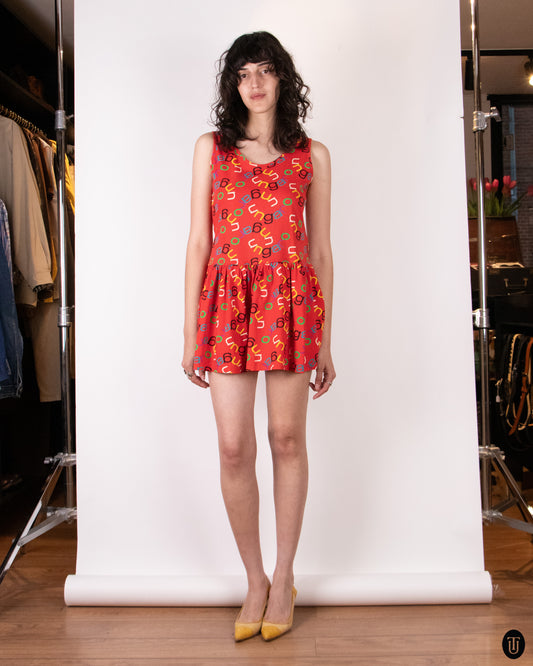 80's Ungaro Skater Dress M