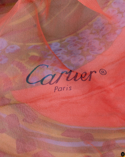 80's Cartier Silk Scarf