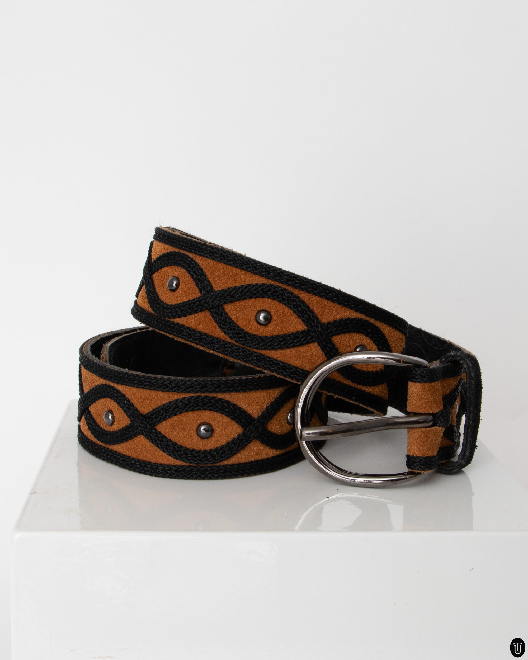 70's Yves Saint Laurent Suede Belt XS