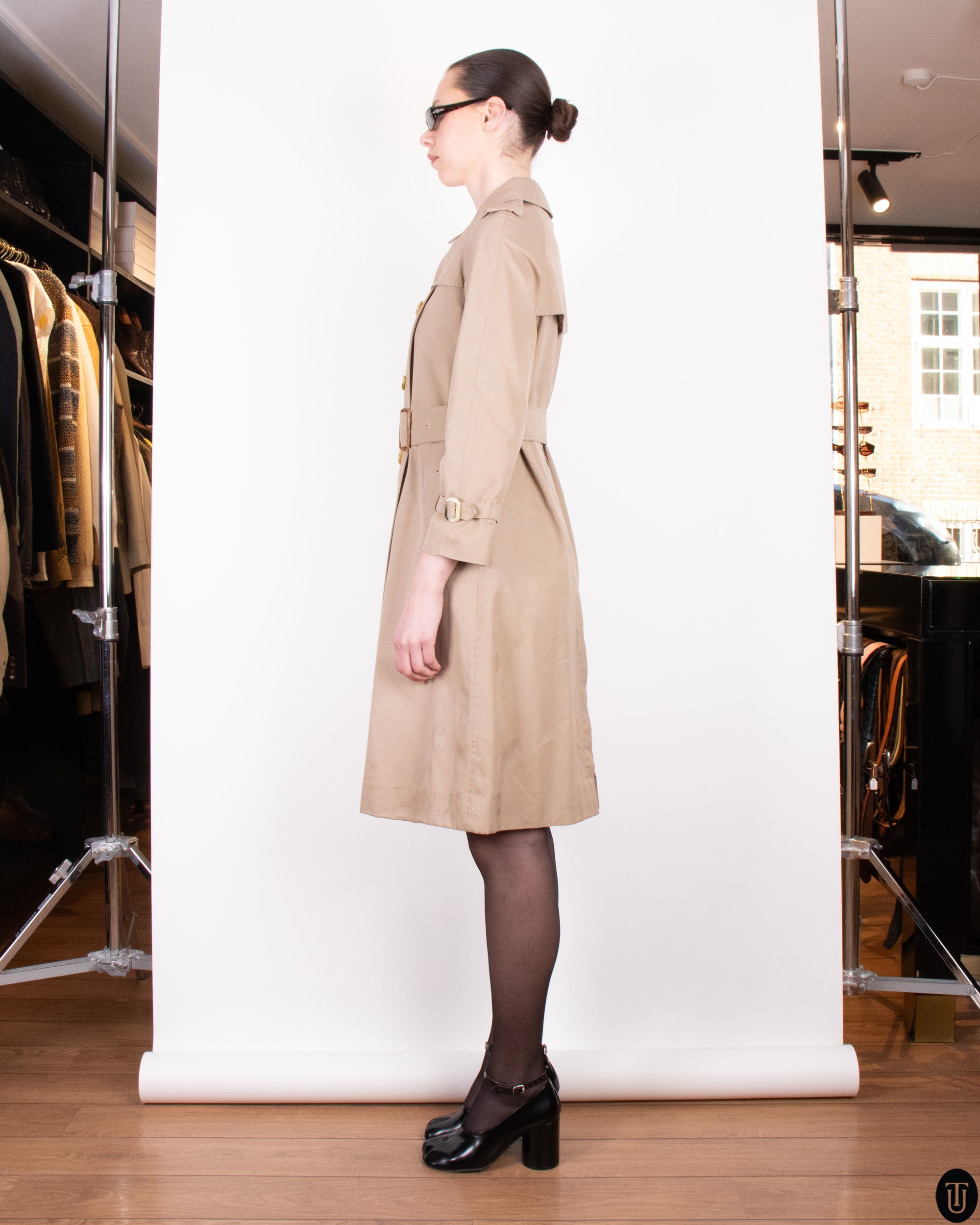 70's Burberry Trench Coat XS