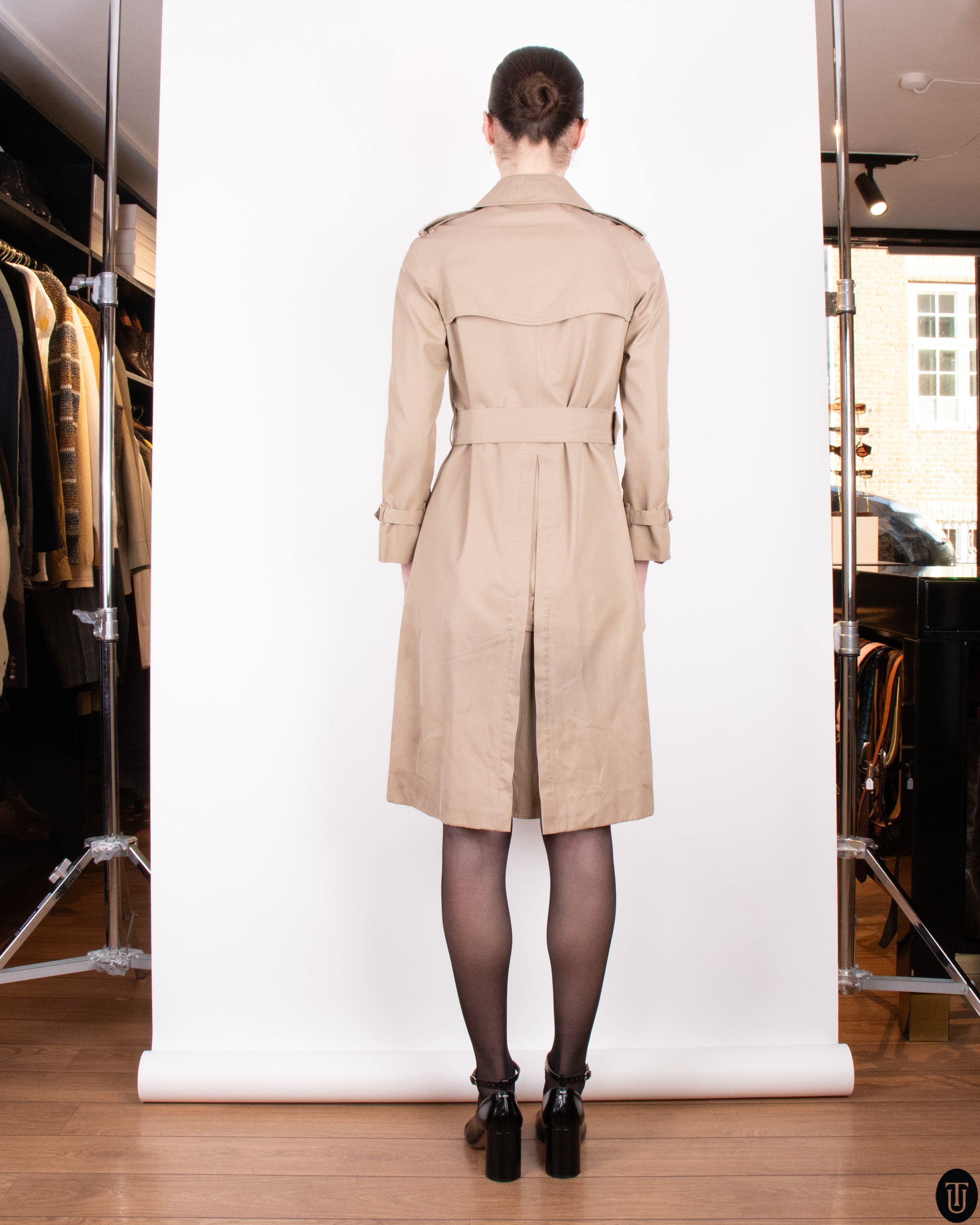 70's Burberry Trench Coat XS