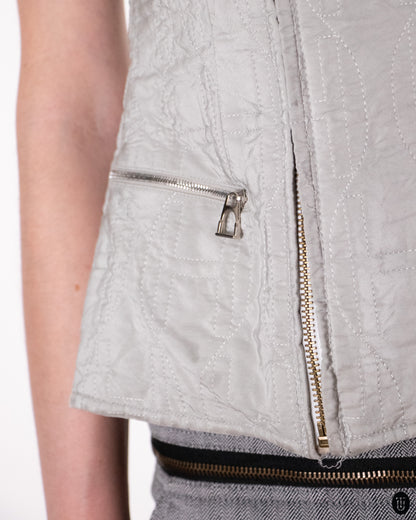 00's Hermès Silk Vest M