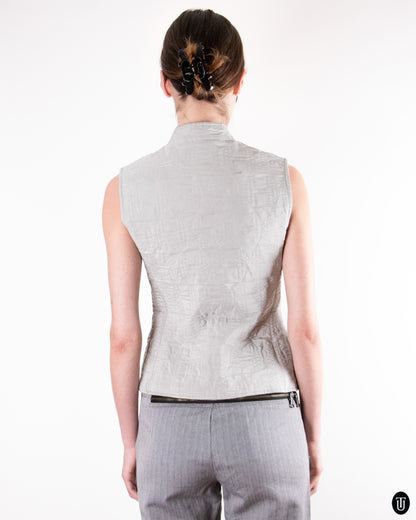 00's Hermès Silk Vest M