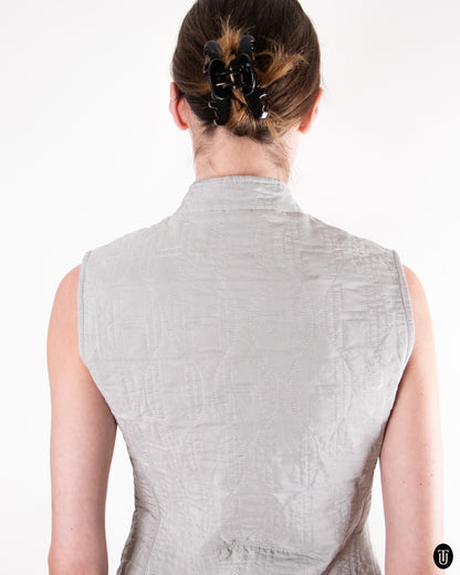 00's Hermès Silk Vest M