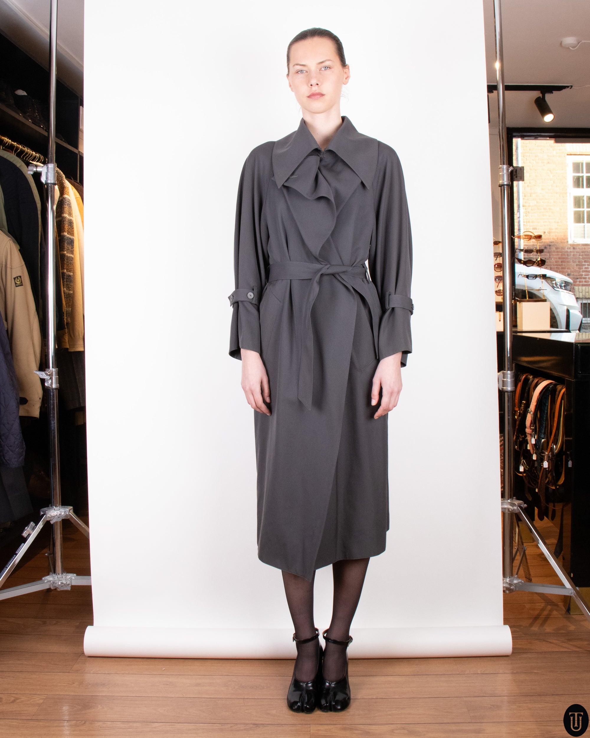 90's Claude Montana Trench Coat S