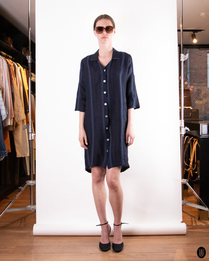 60's Linen Coat M