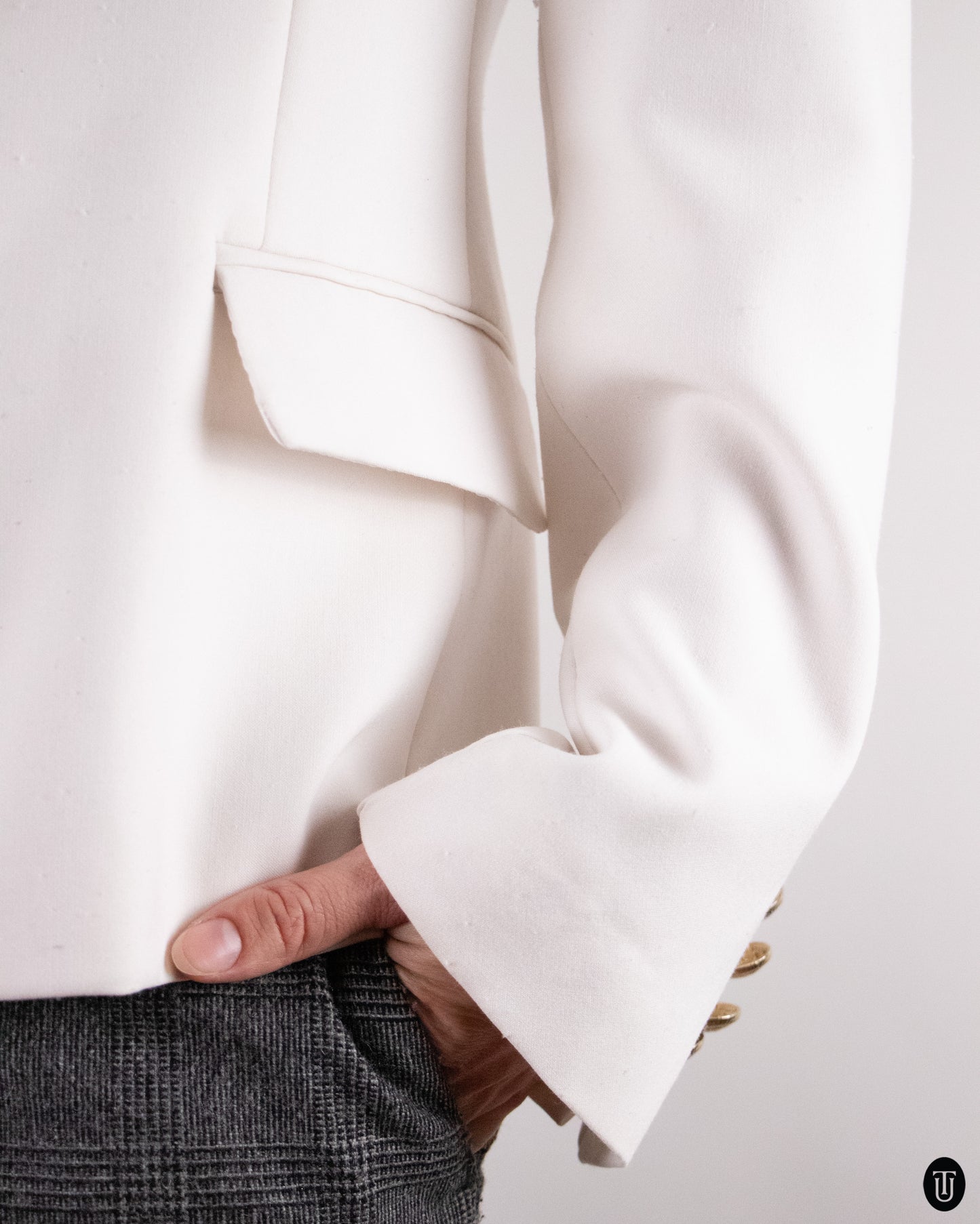 00's Balmain Double-Breasted Blazer L