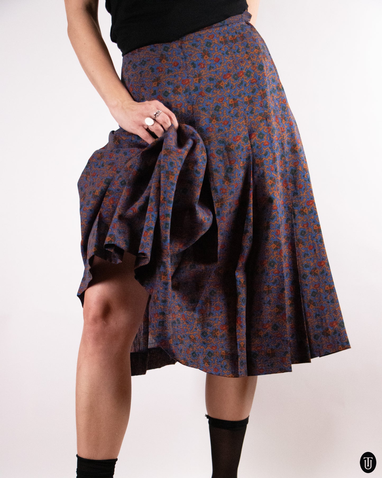 70's Yves Saint Laurent Rive Gauche Wool Skirt S