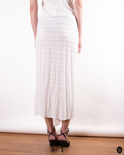 00's Jean Paul Gaultier "Remix" Cotton Maxi Dress S