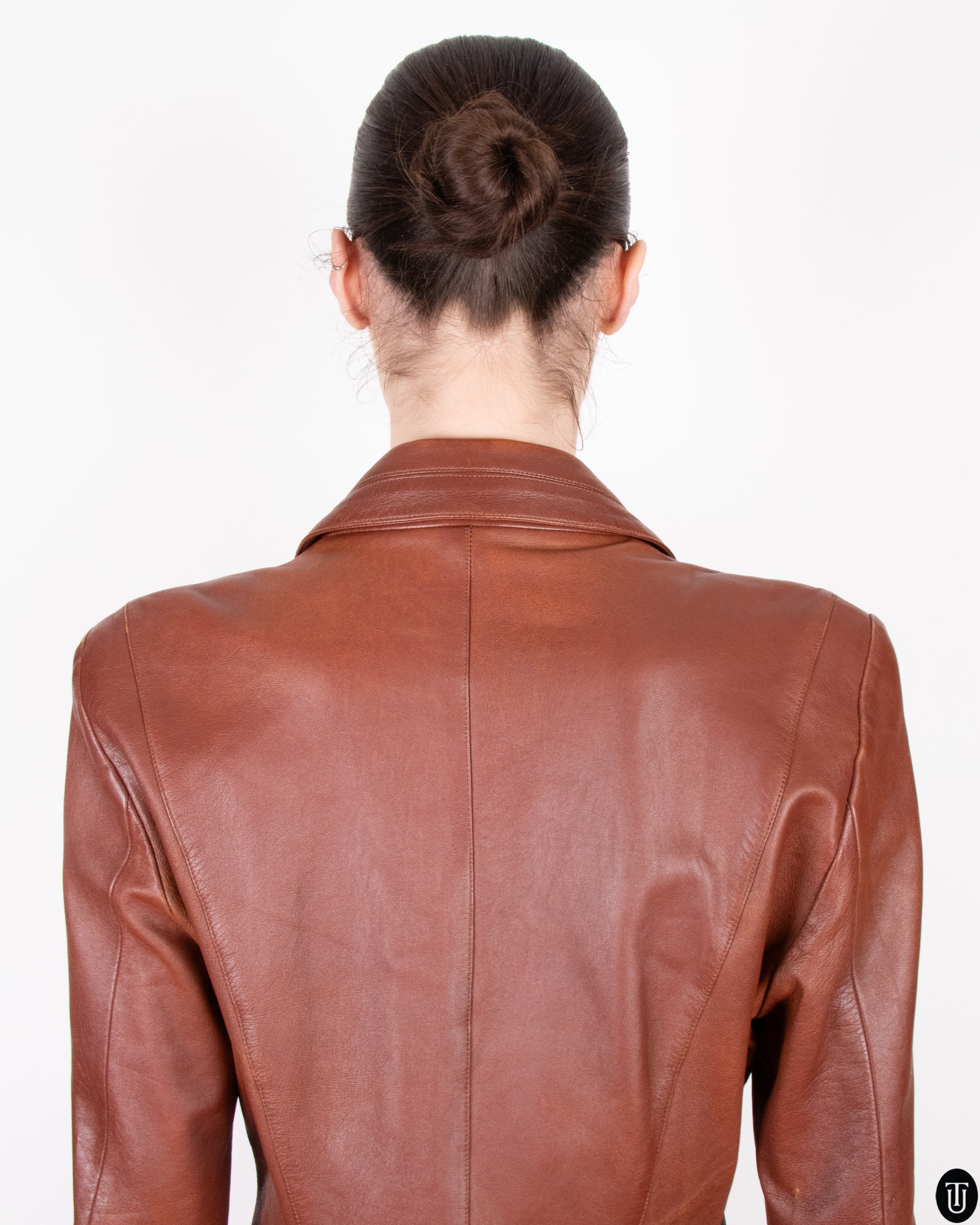 80's Mugler Leather Jacket S