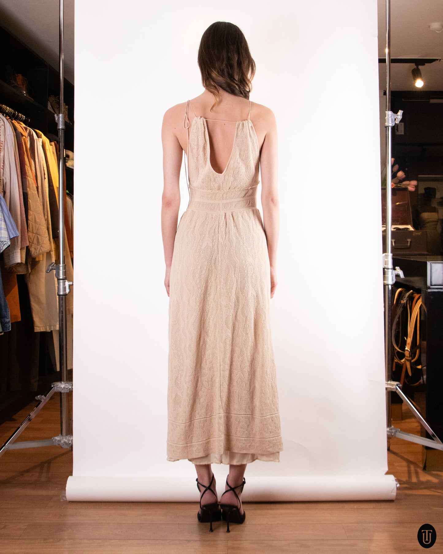 00's Missoni Knit Halter Dress M