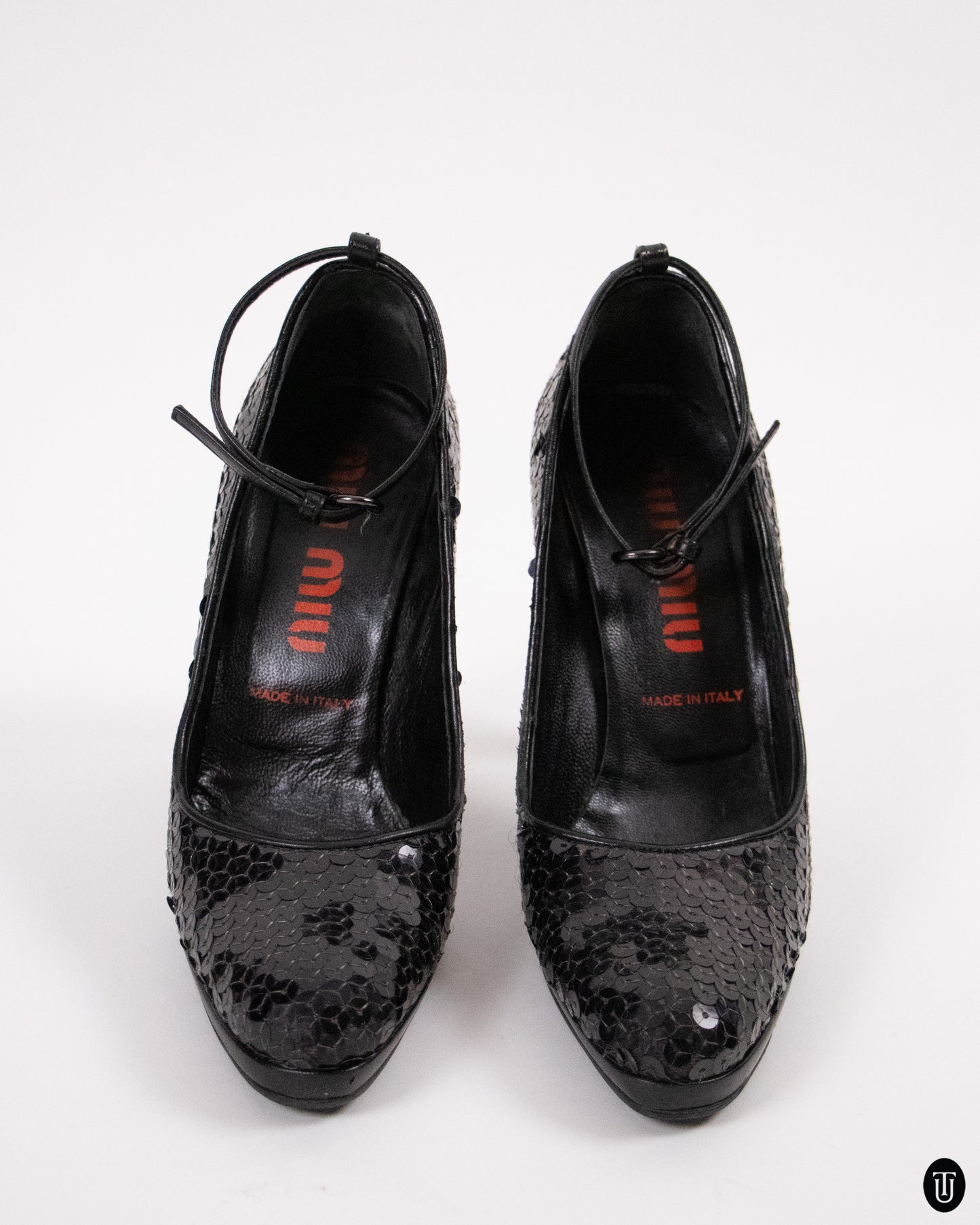 00's Miu Miu Sequin Mary Jane Pumps 34