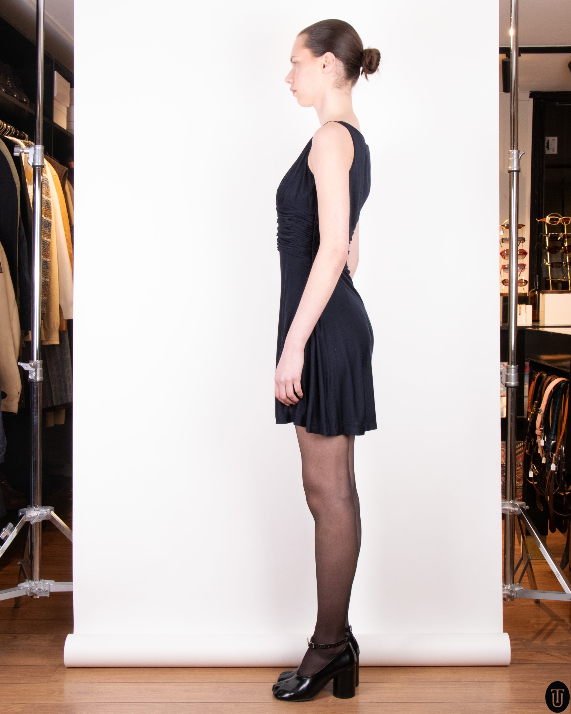 80's Ungaro Little Black Dress M
