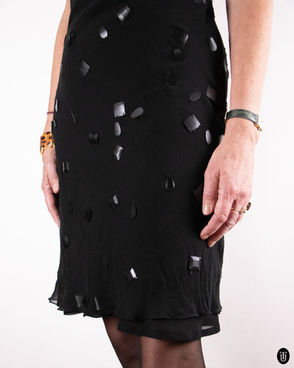 00's Gianfranco Ferré Sequin Dress M