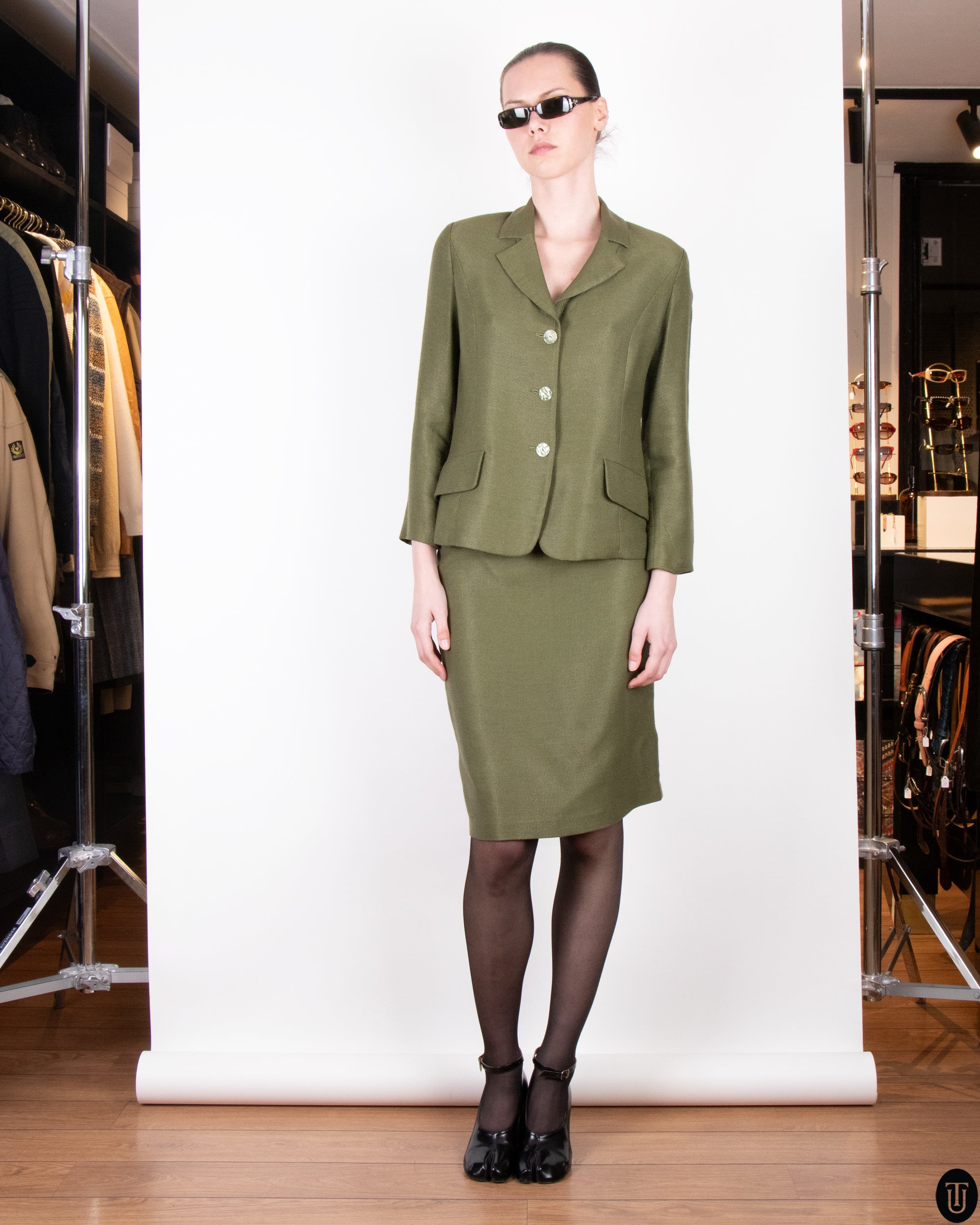 90s Christian Lacroix Dress Suit M