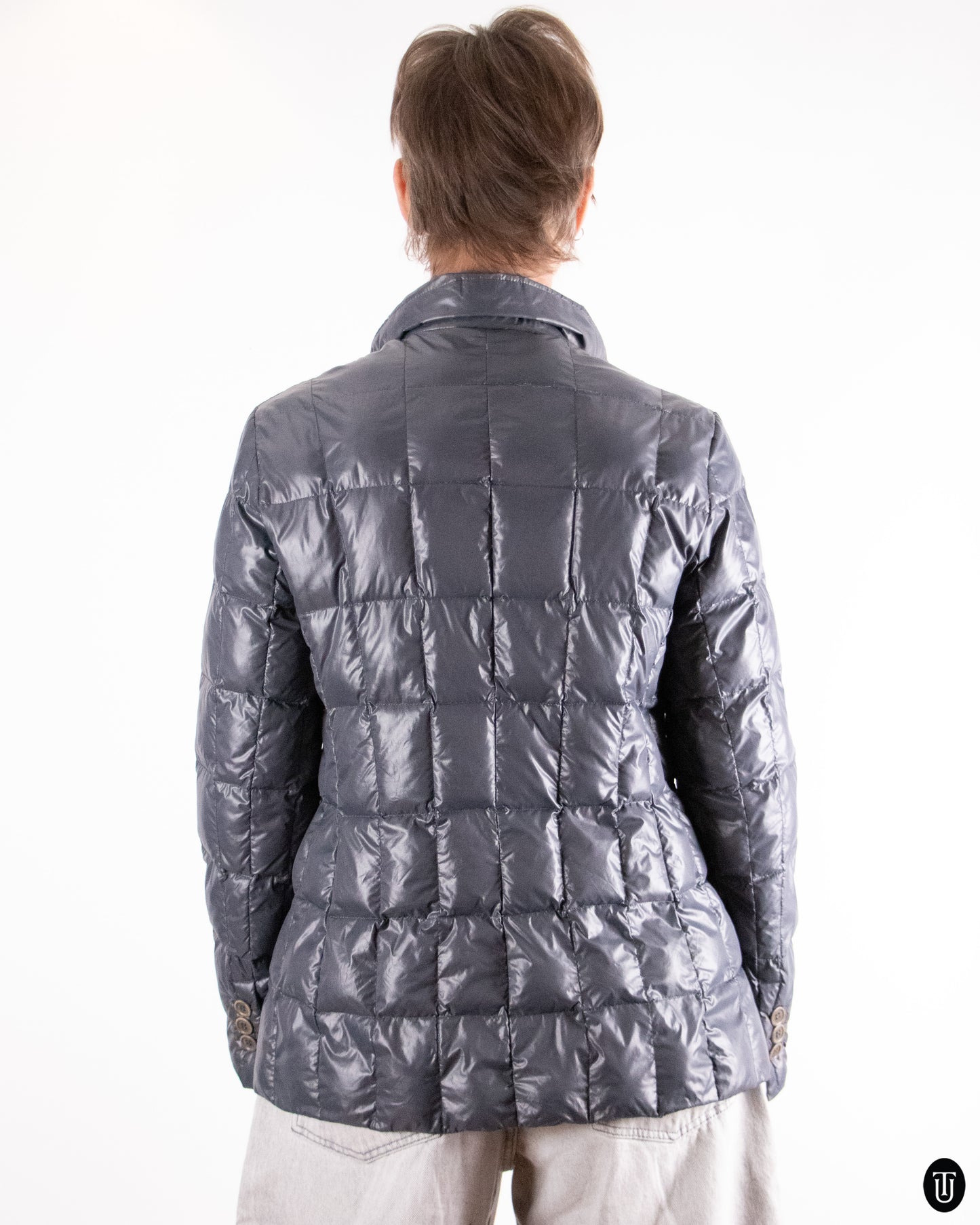 00's Aspesi Glossy Quilted Puffer Jacket L