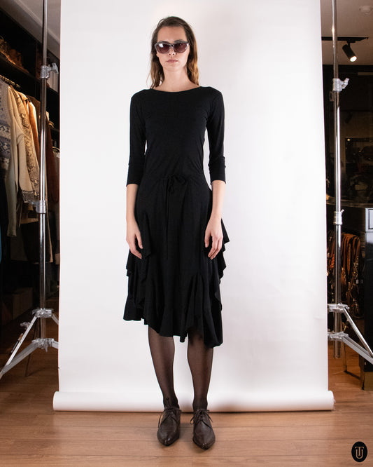 00's Marithé + François Girbaud Black Dress M