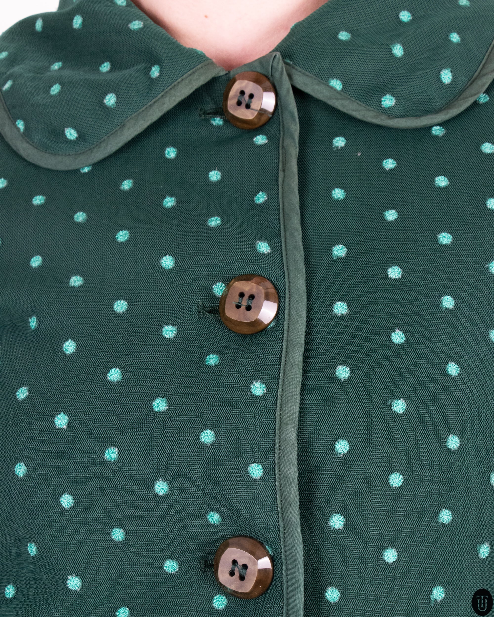 90's Moschino Polka Dot Dress Suit M