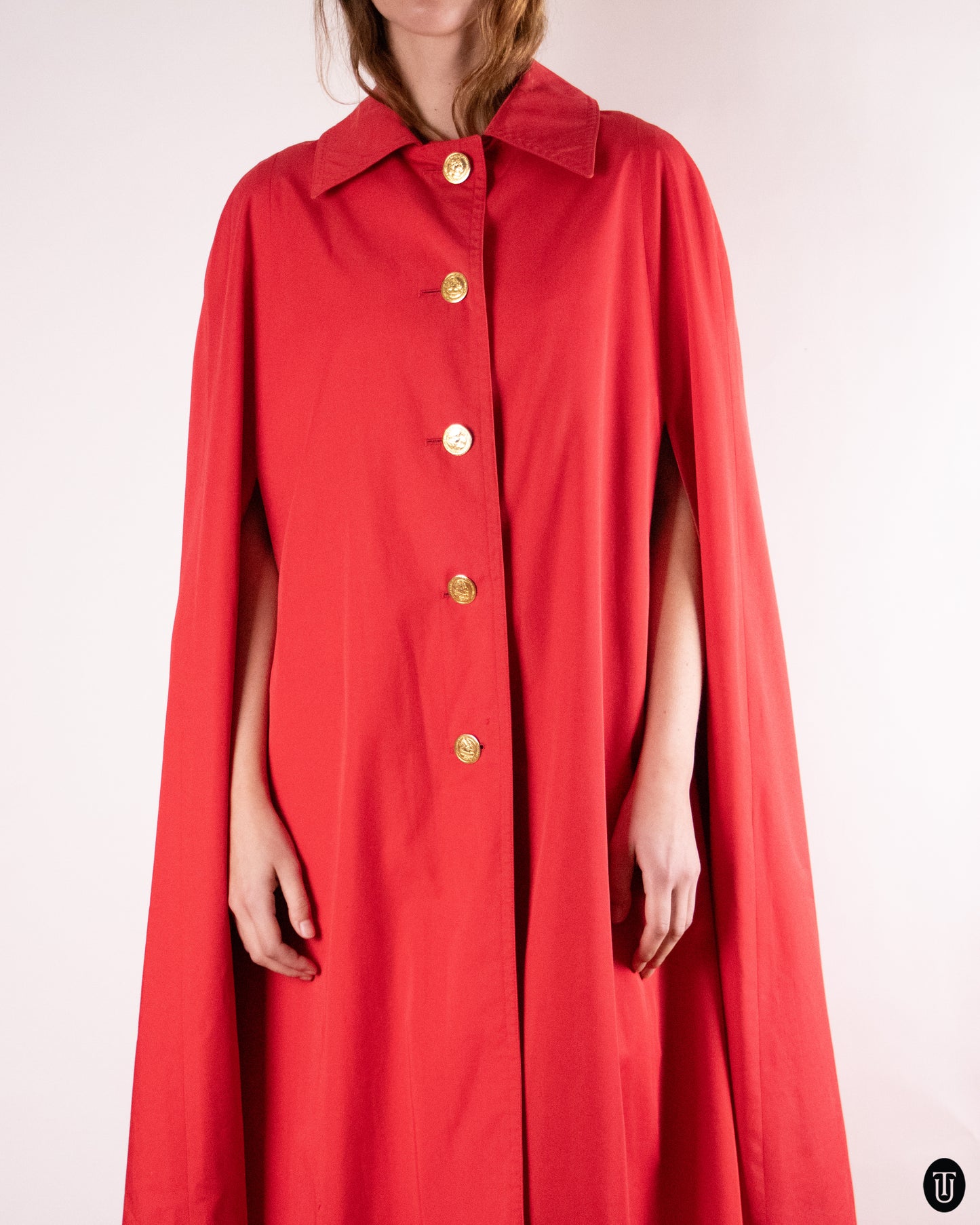 70's Acquascutum Red Cape M