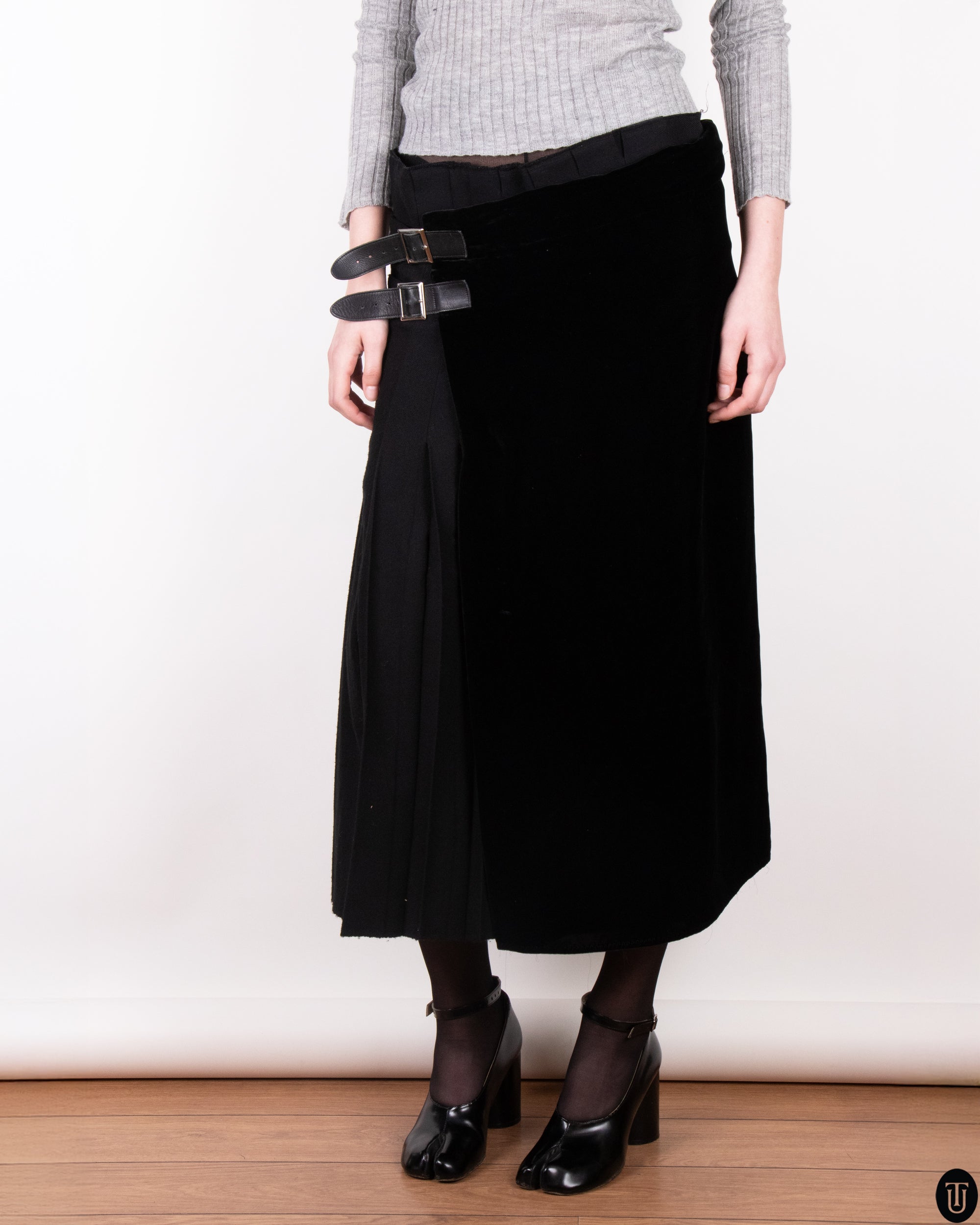 00s Yohji Yamamoto Wool Wrap Kilt S