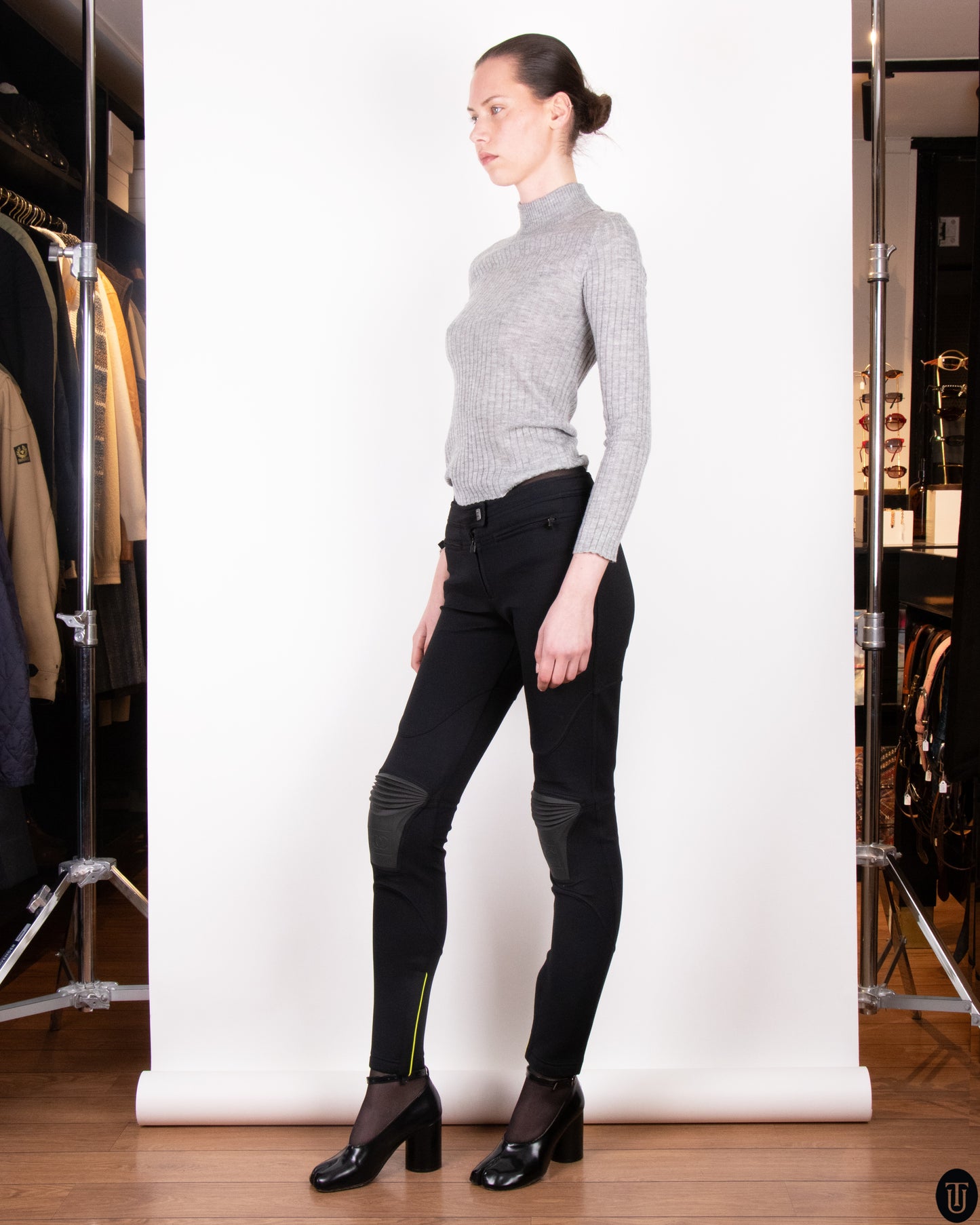 00's Chanel Motorcycle Pants M