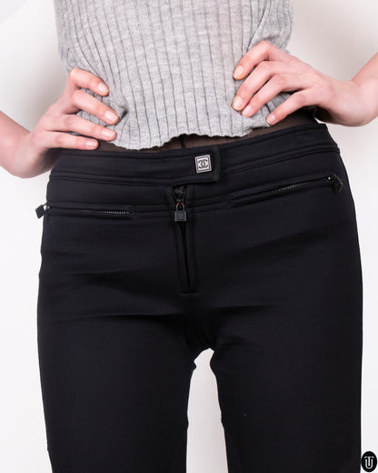 00's Chanel Motorcycle Pants M