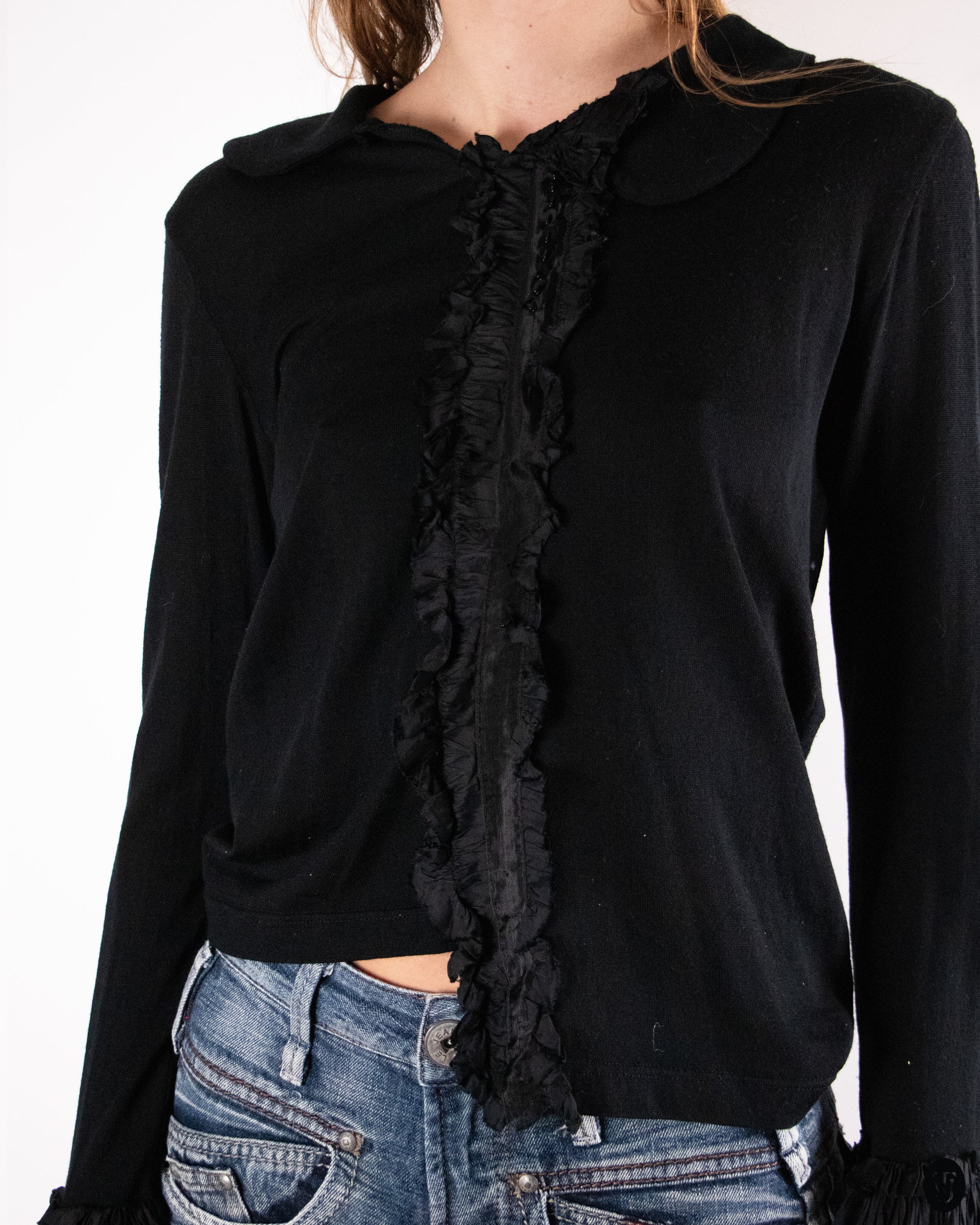 00's Comme des Garçons Wool Blouse S