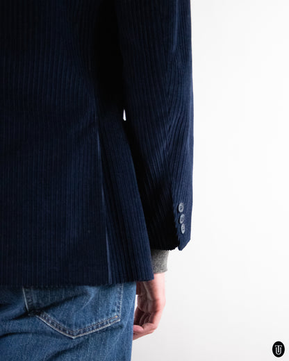 90's Navy Corduroy Blazer M