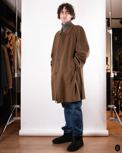 70's Italian Wool Coat L