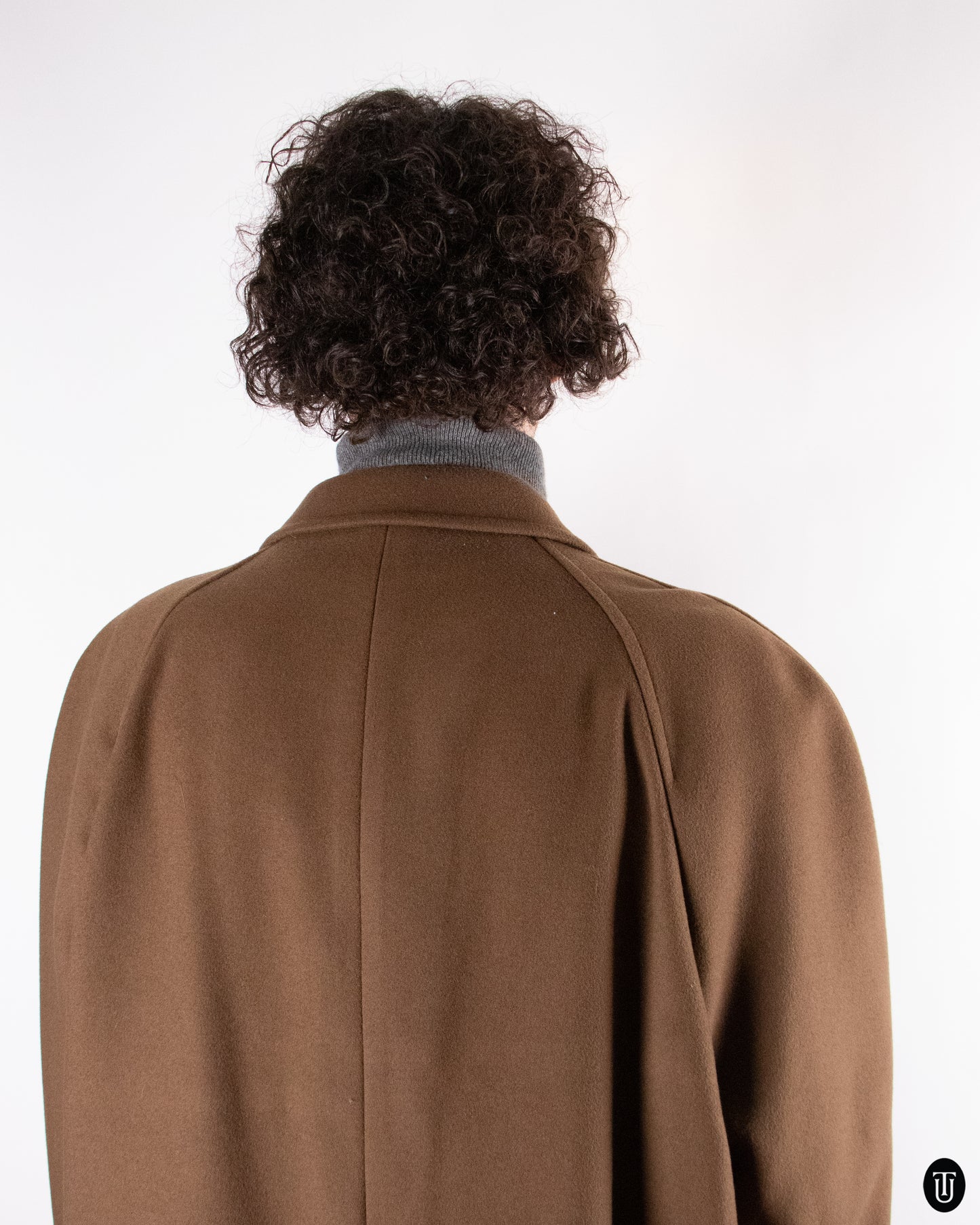 70's Italian Wool Coat L