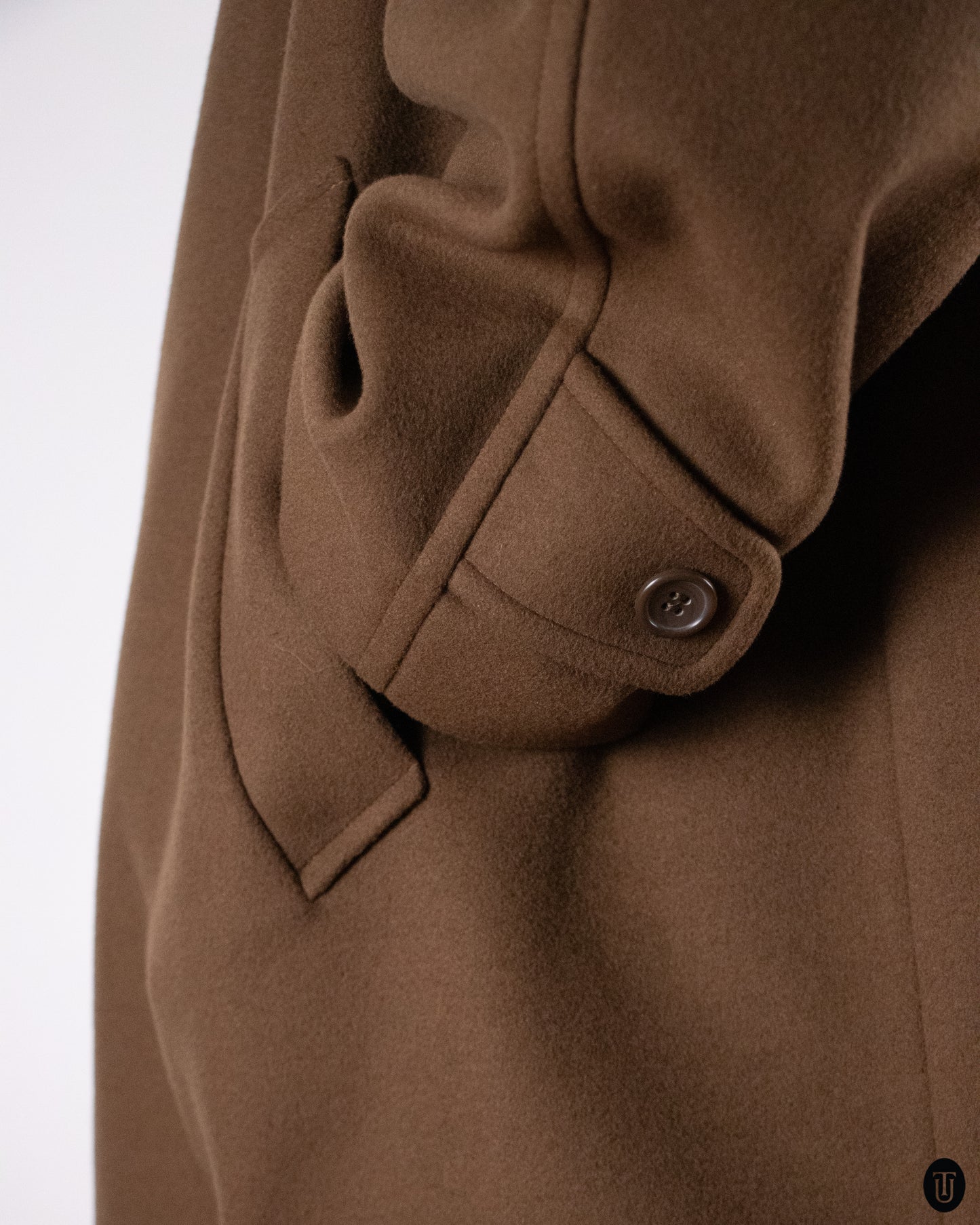 70's Italian Wool Coat L