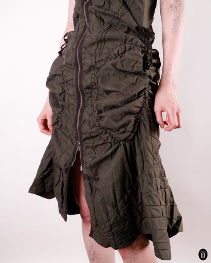 00's Marithé + François Girbaud Cargo Dress S