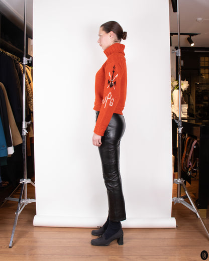 00's Jean Paul Gaultier Jeans Turtleneck Sweater S