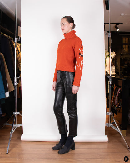 00's Jean Paul Gaultier Jeans Turtleneck Sweater S