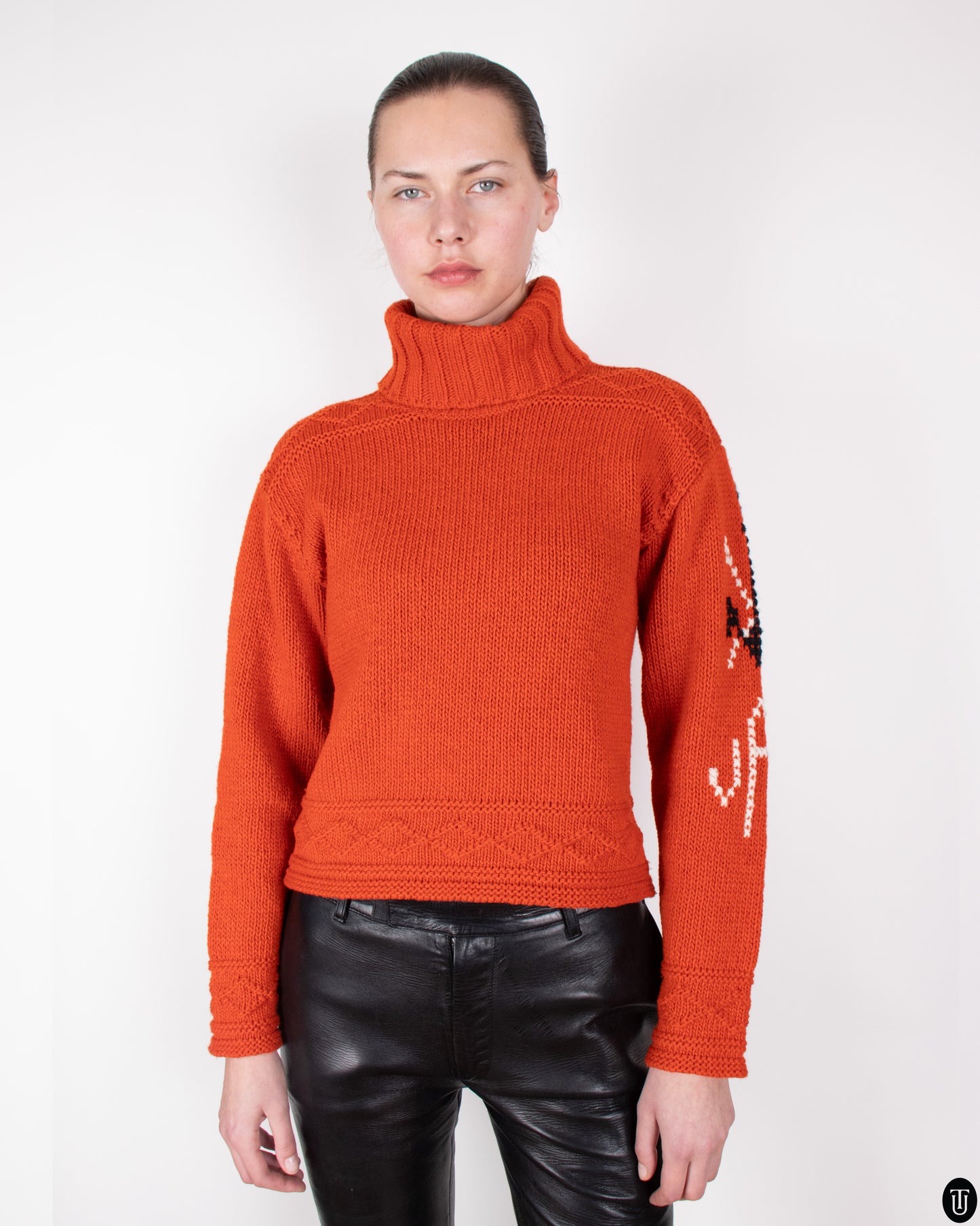 00's Jean Paul Gaultier Jeans Turtleneck Sweater S