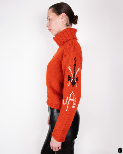 00's Jean Paul Gaultier Jeans Turtleneck Sweater S