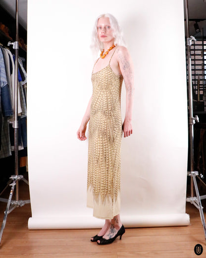 90's Roberto Cavalli Classic Maxi Tank Dress S