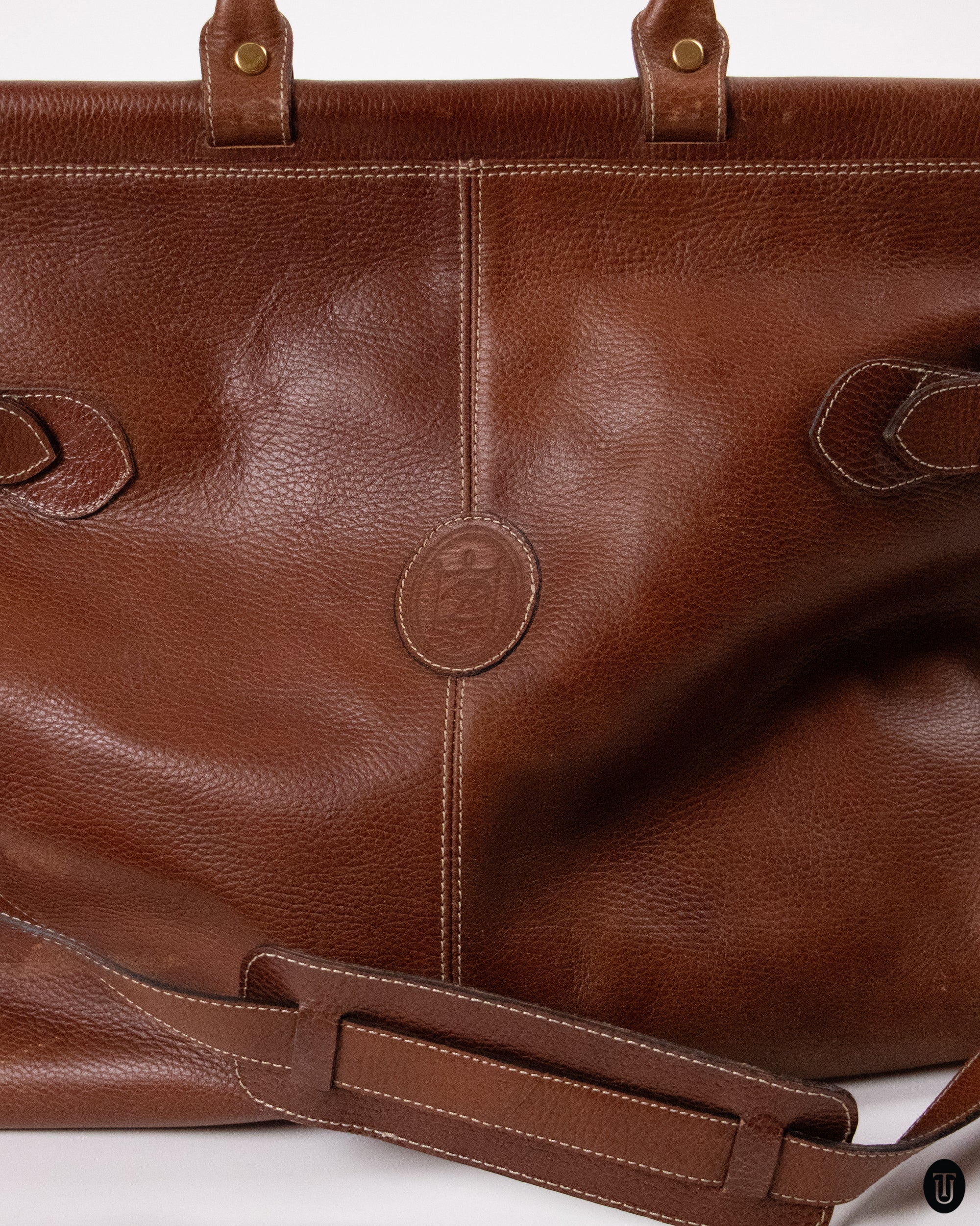 70's Bol Perdix Leather Weekend Bag