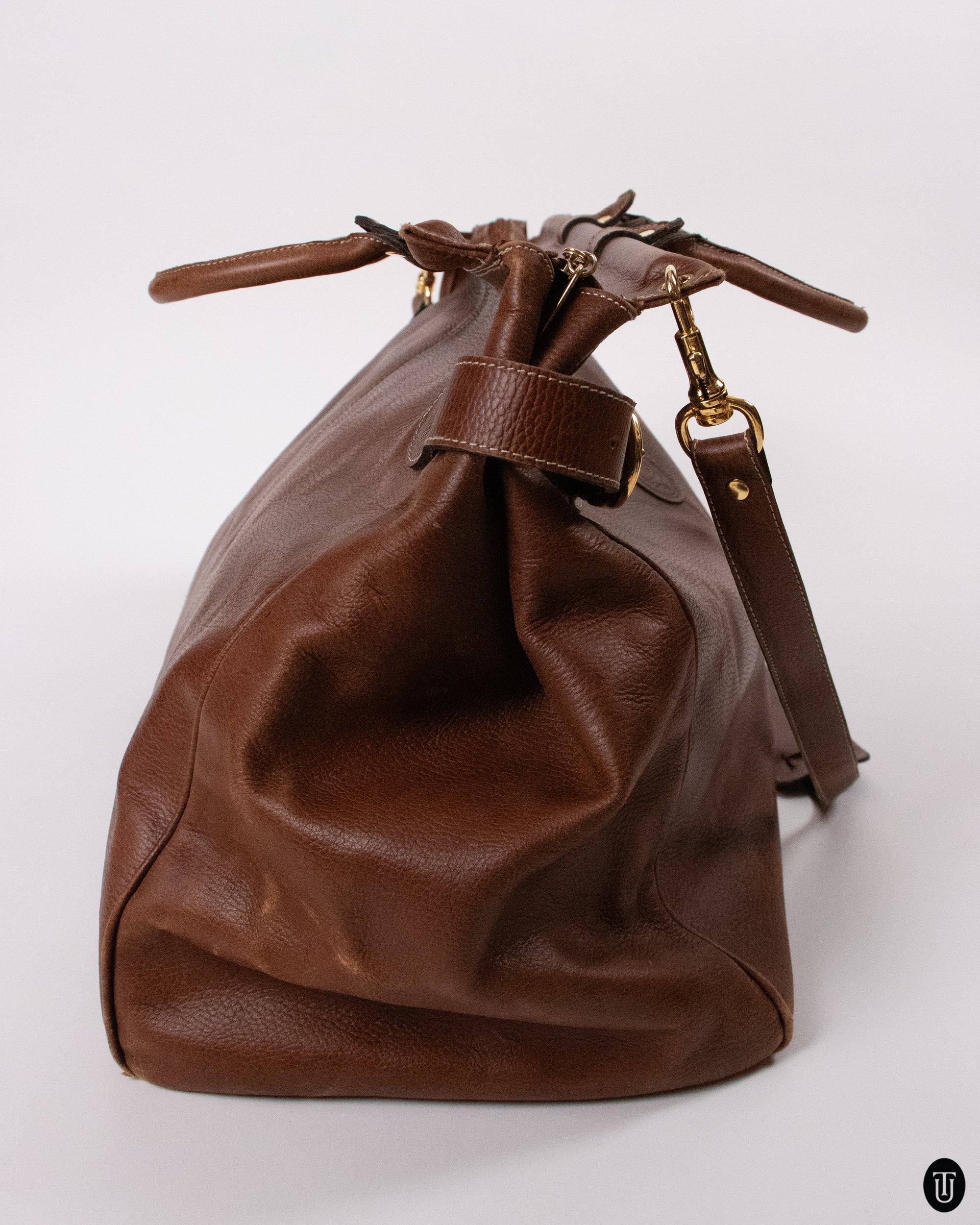 70's Bol Perdix Leather Weekend Bag