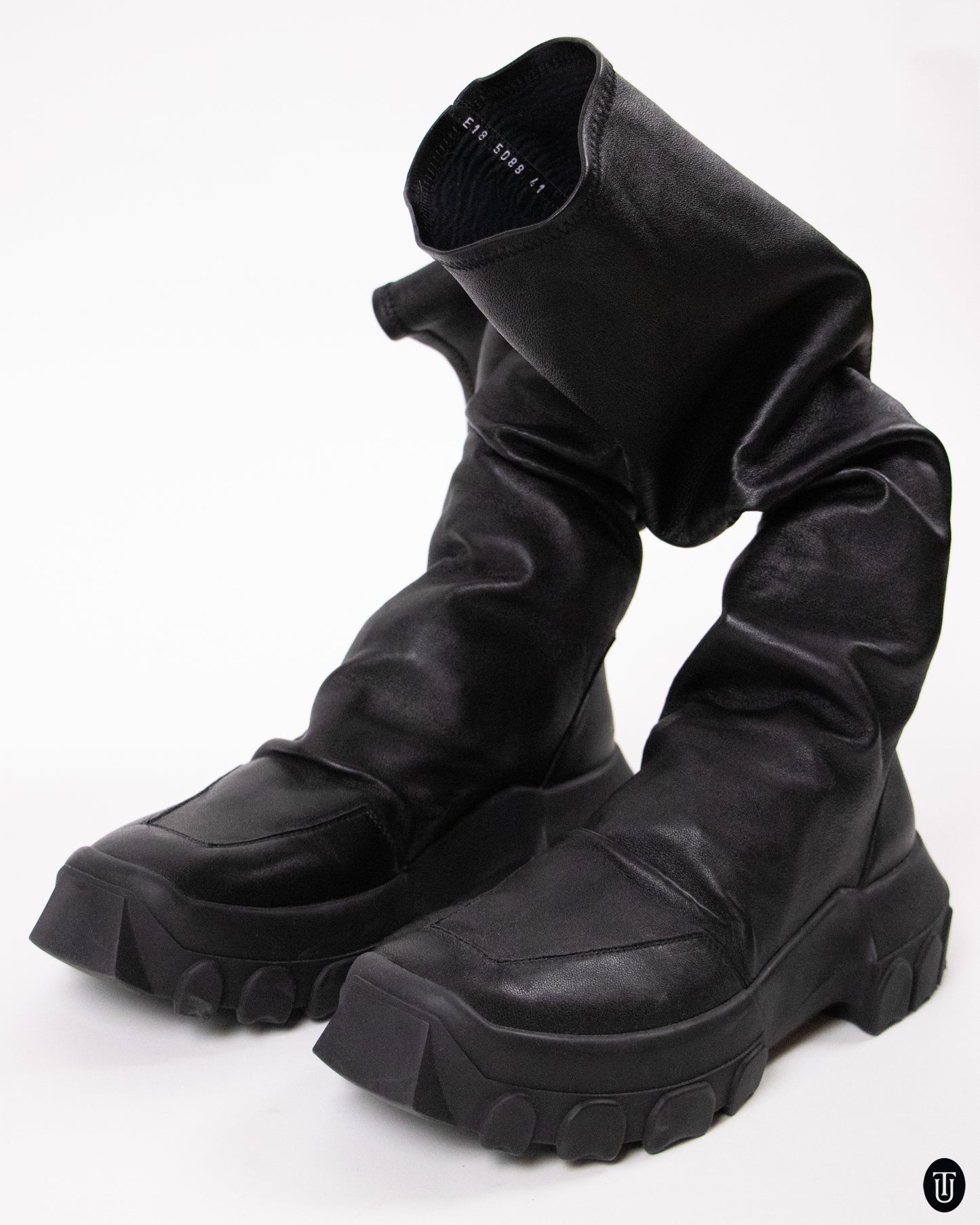 00's Rick Owens Leather Boots 41