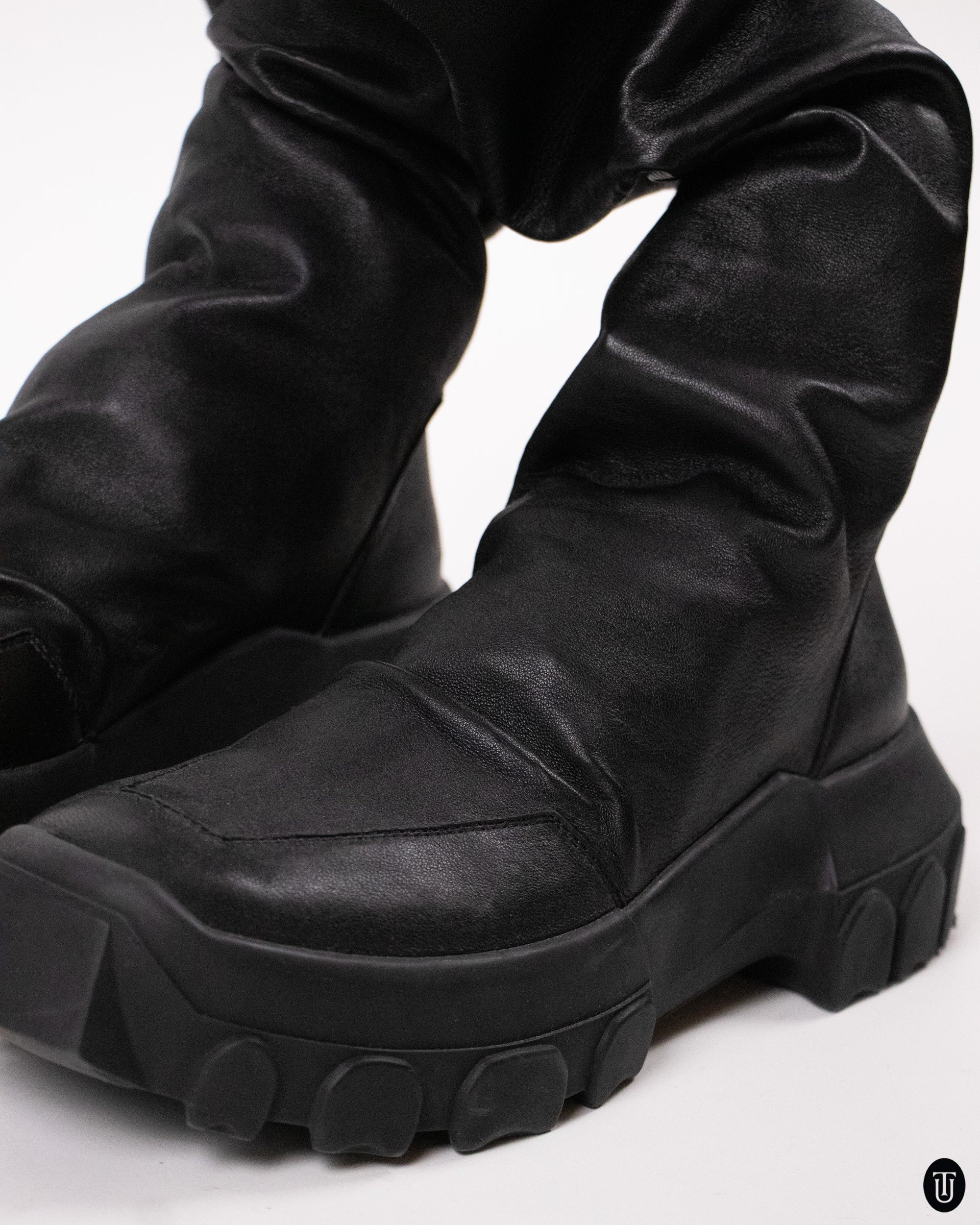 00's Rick Owens Leather Boots 41