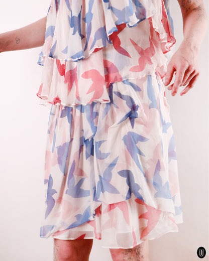 00's Cacharel Silk Two Piece Set S
