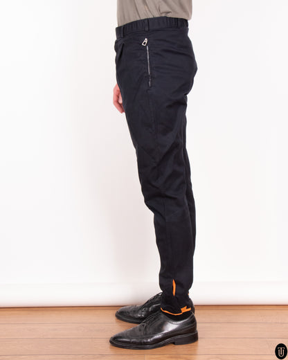 00's Hermès Navy Riding Trousers XL