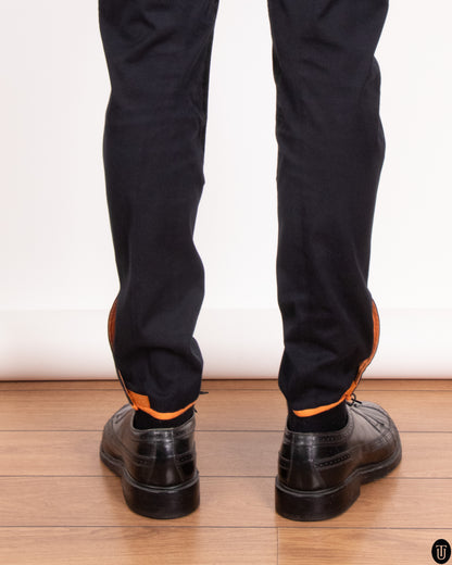 00's Hermès Navy Riding Trousers XL