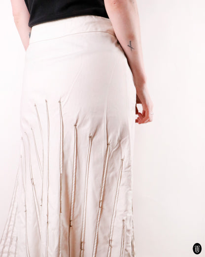 00's Marithé + François Girbaud Cotton Maxi Skirt S