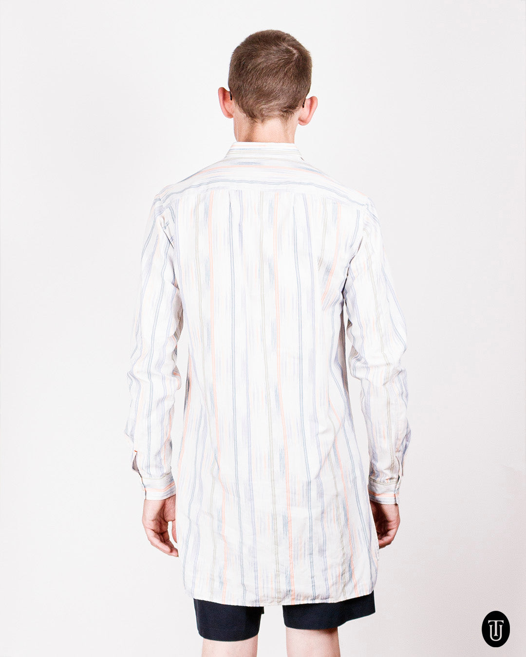 00's Missoni Striped Cotton Pullover Shirt S